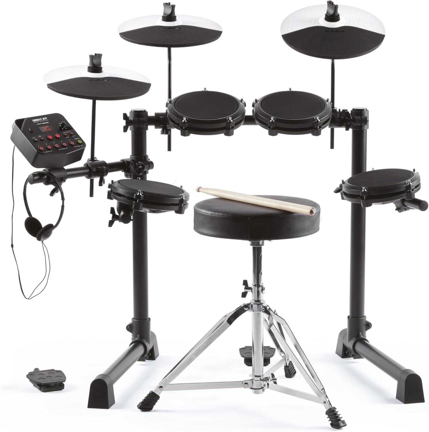 B08MFQKTB8 - Alesis Drums Debut Kit – Electric Drum Kit with 4