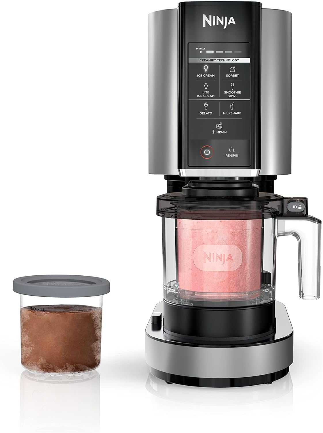 B08QXB9BH5 - Ninja NC301 CREAMi Ice Cream Maker, for Gelato, Mix-ins, Milkshakes,