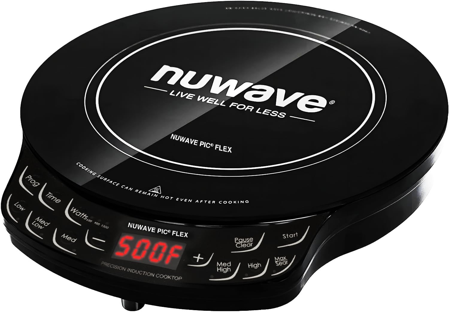 B08YJ6ZPFJ - Nuwave Flex Precision Induction Cooktop, 10.25” Shatter-Proof Ceramic Glass, 6.5”