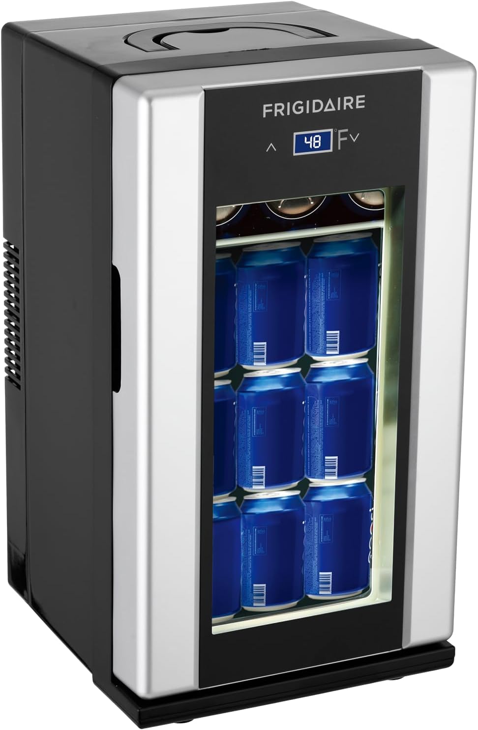 B091FYKBP5 - Frigidaire EFMIS567_AMZ, Retro Mini Drink Fridge. 18 Cans Or 4
