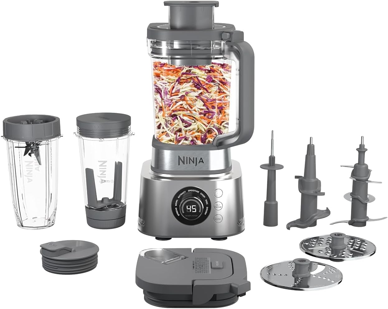 B098RCQVRB - Ninja Blender and Food Processor Combo, Foodi Power Blenders For
