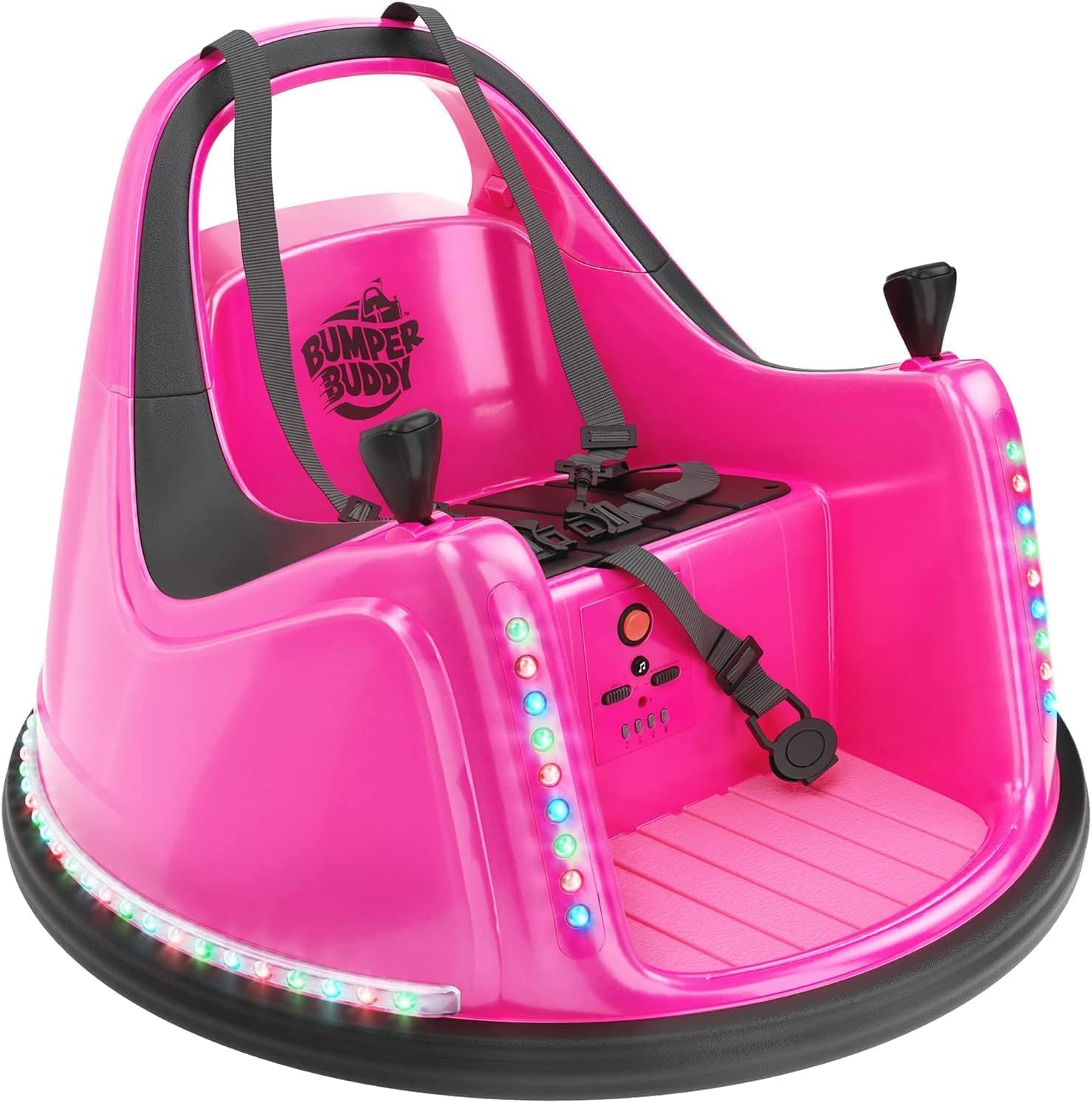B09BMD71MN - Bumper Buddy Ride On Electric Bumper Car for Kids &