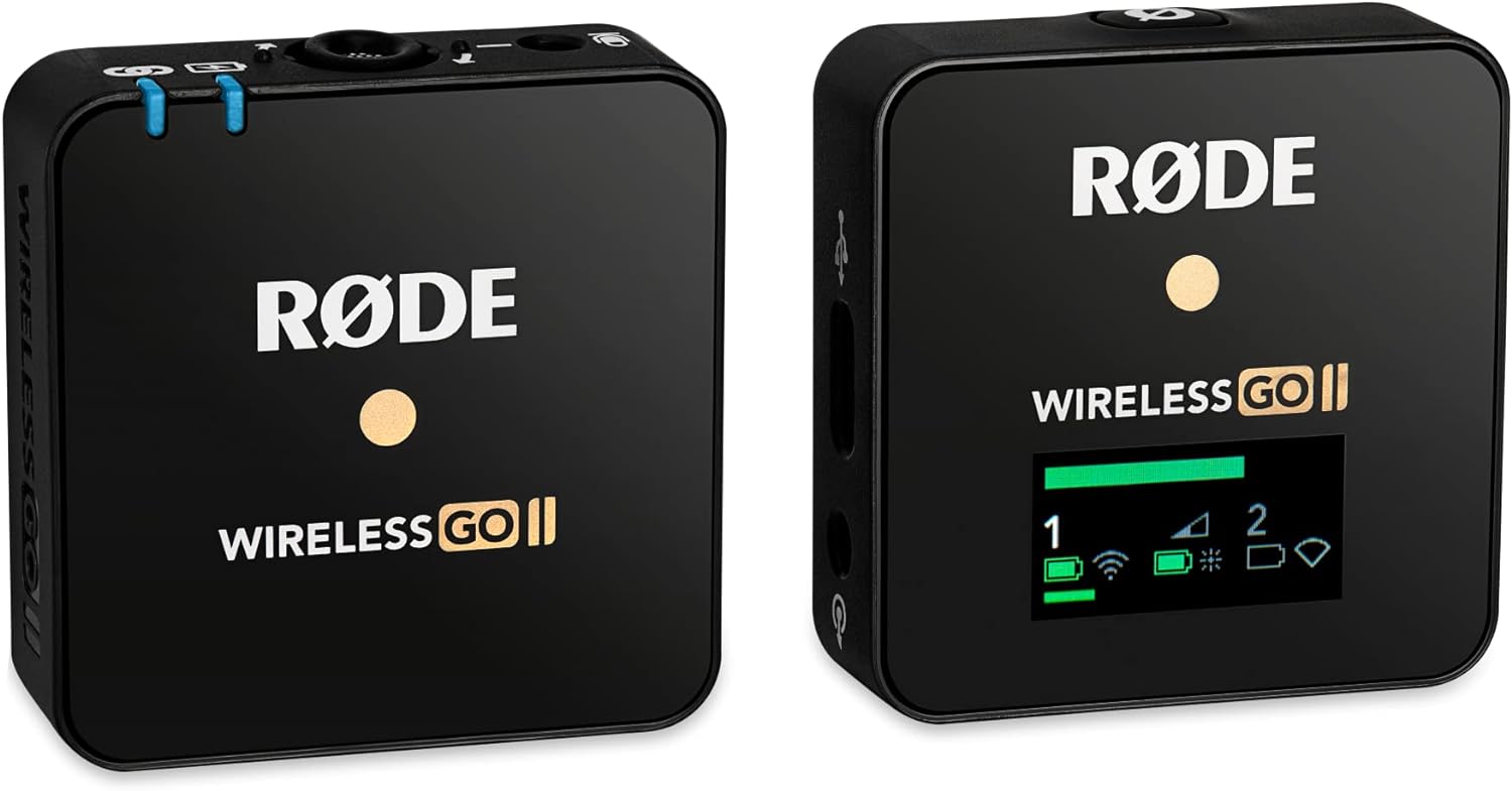 B09PXCZ247 - Rode Wireless GO II Single Channel Wireless Microphone System, Black