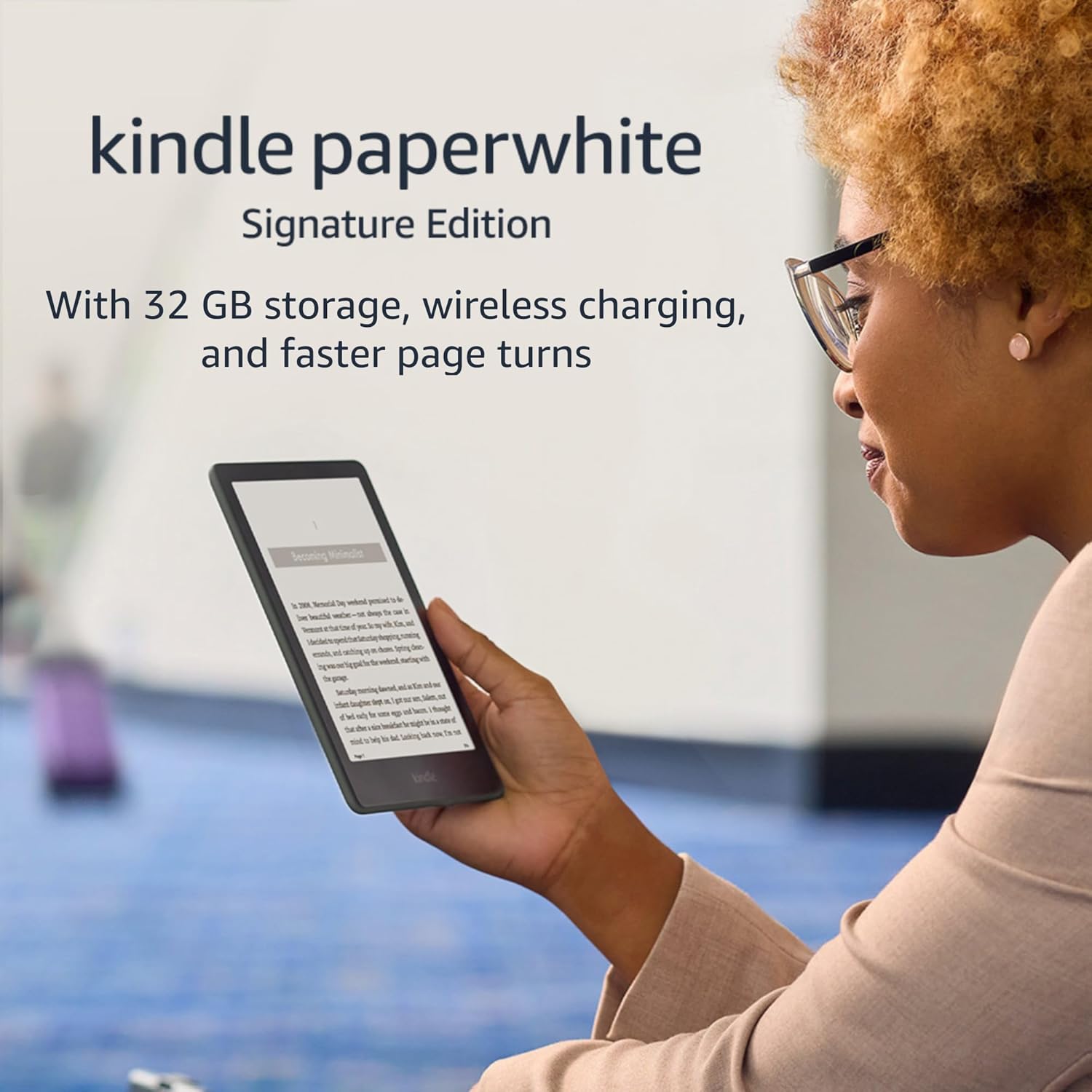 B09TN8DRY9 - Amazon Kindle Paperwhite Signature Edition (32 GB) – With auto-adjusting