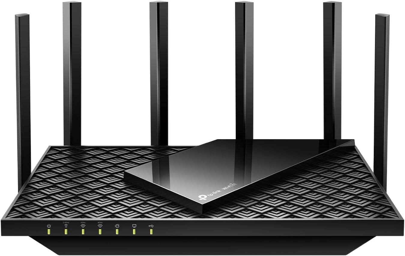 B0B3SQK74L - TP-Link AXE5400 Tri-Band WiFi 6E Router (Archer AXE75)- Gigabit Wireless
