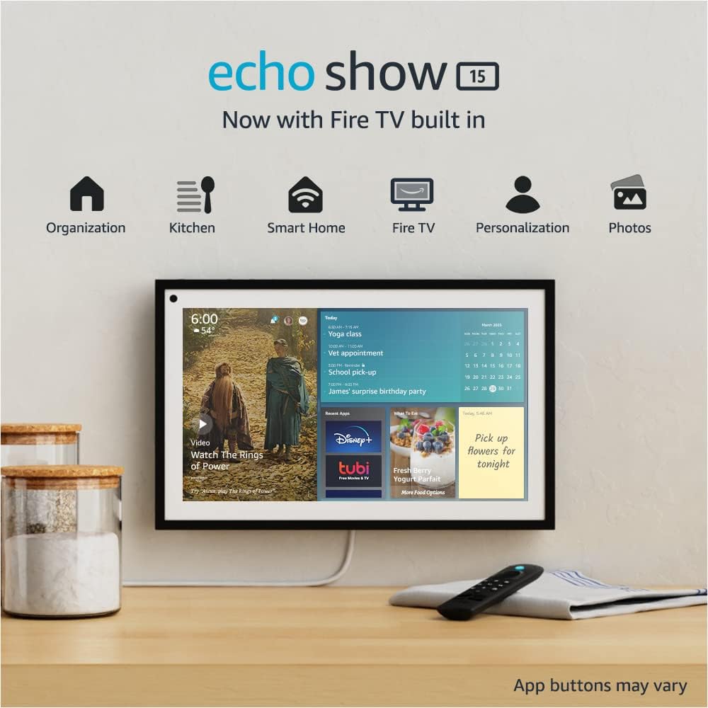 B0BHZX3TYV - Amazon Echo Show 15 | Full HD 15.6" smart display