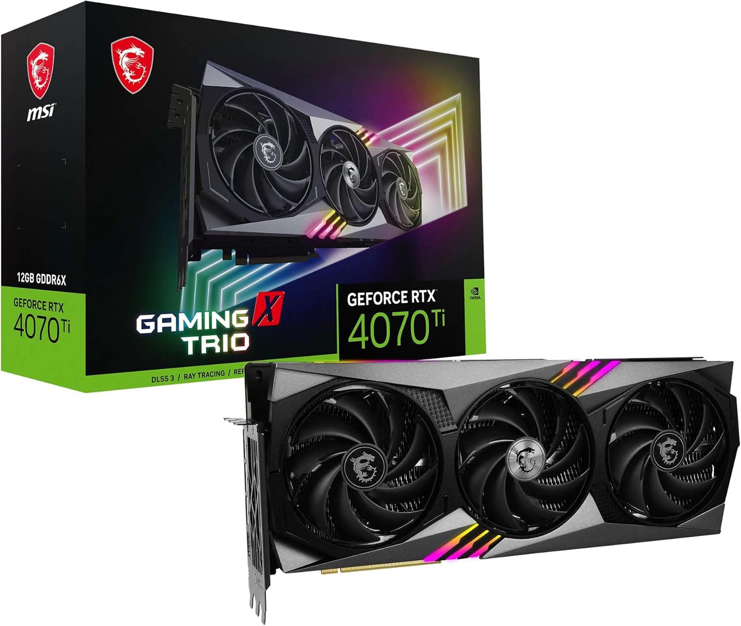 B0BNWBJ8Z6 - MSI Gaming GeForce RTX 4070 Ti 12GB GDRR6X 192-Bit Extreme