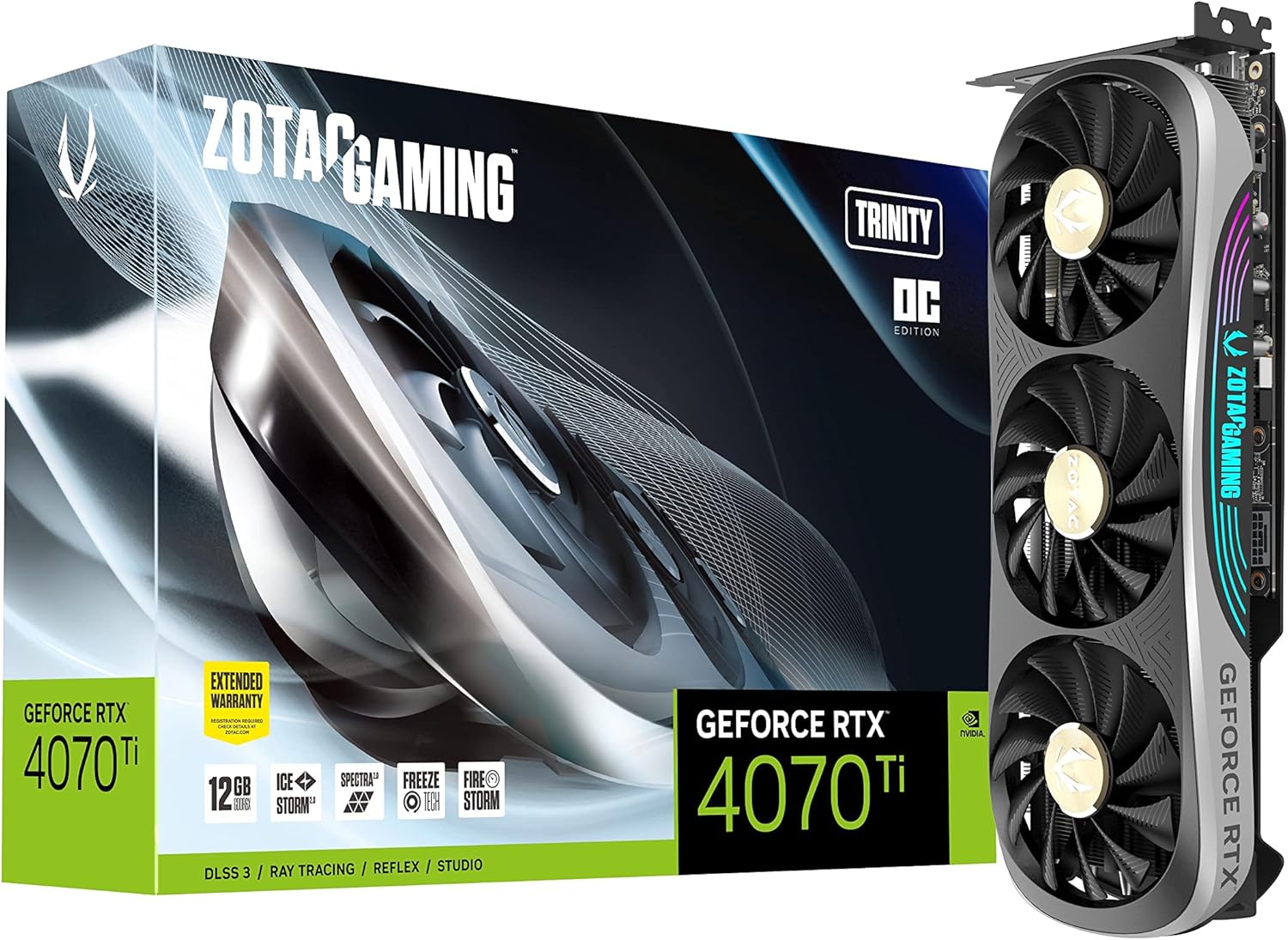 B0BQCVTSR3 - ZOTAC Gaming GeForce RTX 4070 Ti Trinity OC DLSS 3