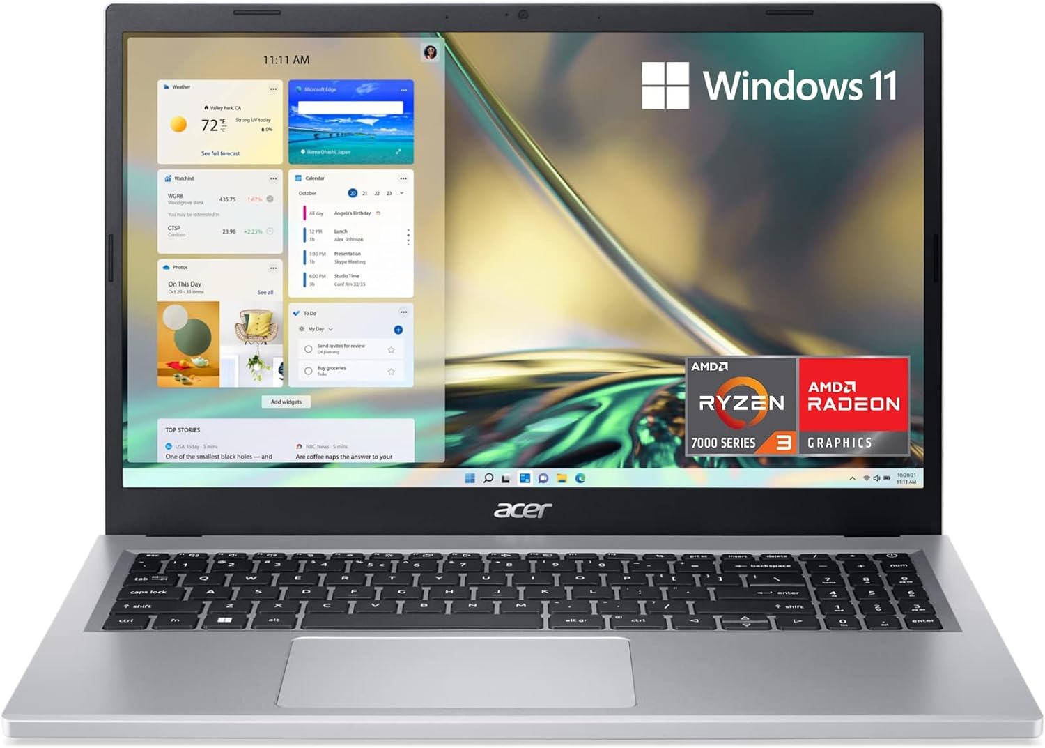 B0BS4BP8FB - Acer Aspire 3 A315-24P-R7VH Slim Laptop | 15.6" Full HD