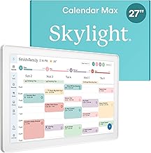 Skylight Calendar Max: 27-Inch Smart Digital Calendar & Chore Chart, Family Organizer with Interactive Touchscreen - B0F1WYX8J6