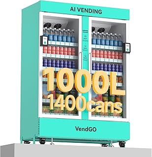 1000L Ai Vending Machine-Combo Vending Machine with Card Reader, Cashless payments,Inventory Tracking and RestockAlerts; Ideal - B0FSKCZ3WW