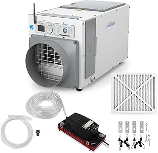 AprilAire E080W Smart Wi-Fi Whole-House Dehumidifier, 80-Pint ENERGY STAR Commercial Dehumidifier for Basement, Crawl Space - B0FPXRPBBG