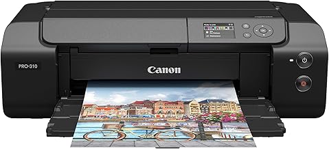 Canon imagePROGRAF Professional 13" PRO-310 Wireless Inkjet Photo Printer with 3.0-Inch Color LCD Monitor, 9 - B0DSQP2FX6