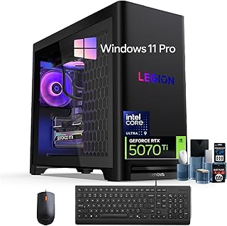 Lenovo Legion Tower 5i Gen 10 Gaming Desktop • Intel 24-Core Ultra9 275HX • GeForce - B0FS76KDXZ