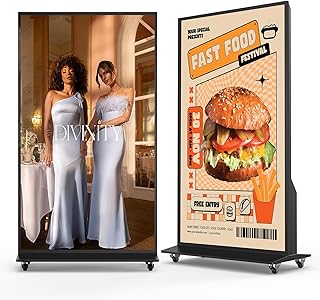 75 Inch Indoor Floor Standing Full Screen Android Digital Signage – LCD Advertising Kiosk with - B0FSJTC64C