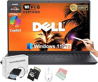 Dell Inspiron 15 3535 Touchscreen Laptop Computer - AMD Ryzen 7 7730U, 32GB RAM, 1TB - B0FXGR9KCT