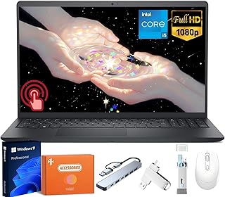 Dell Inspiron 15 Touchscreen Laptop Computer, 15.6" Anti-Glare FHD, Intel 10-Core i5-1334U Up to 4.6 - B0FVX6SW4N