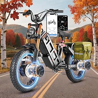 eAhora 2025 Latest Juliet Pro 2 Electric Bike for Adults 5400W Dual Motor Electric Bicycle - B0FX2S3DGD