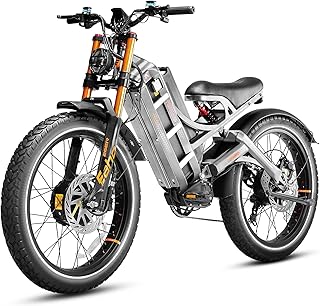 eAhora Romeo Pro 3/2 5600W Electric Bike for Adults 50Mph, 60V 80Ah Battery 250 Miles - B0FX4QTW6X