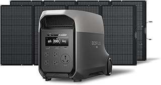 EF EcoFlow DELTA 3 Ultra Portable Power Station with 2X400W Solar Panels, 3072Wh LiFePO4 Battery, - B0FR8LBQJG