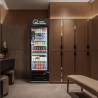 HAHA Smart AI Vending Machine with Card Reader, Combo Snack & Drink Machine, 6-Layer 245 - B0FVG3G1ZT