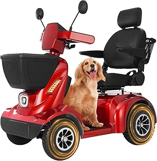MS09 MAX All Terrain 1000W Electric Mobility Scooter for Adults& Seniors - 500LBS Load & - B0FWRG3XT5