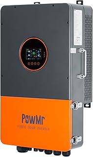 PowMr 12000W 48V Grid-Tie/Off-Grid Hybrid Solar Inverter | 120V/240V Split Phase | UL1741 | Dual - B0FP1DZQ1M