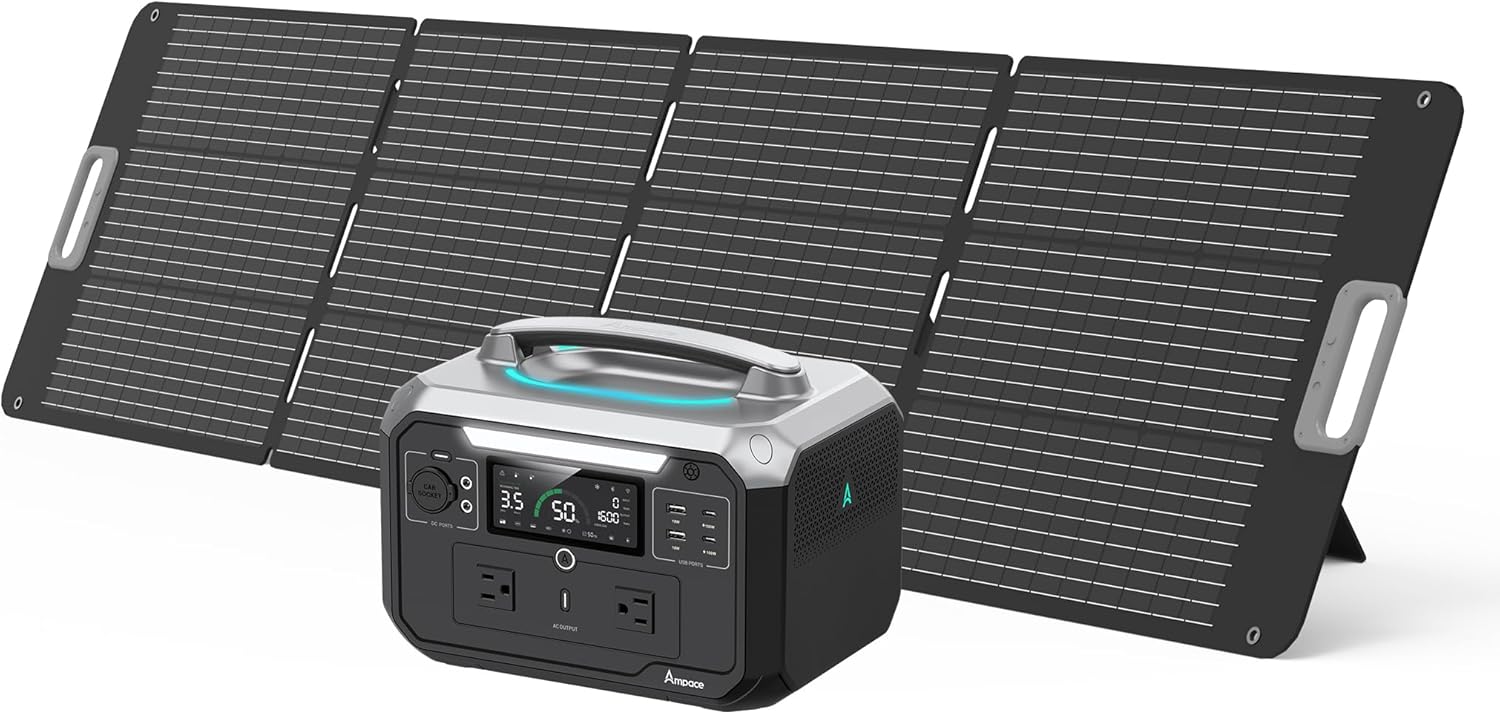 Andes 600 Pro Solar Generator 584Wh SiCPrime Portable Power Station& - B0CTY7BVZ2