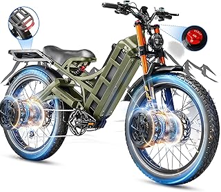 eAhora Romeo Pro 3/2 80/74/53Km/h 5000W/3000W/1600W Dual Motor Electric Bike for Adults, 60/52/48V 80/60Ah Eike, - B0F5NM52KG