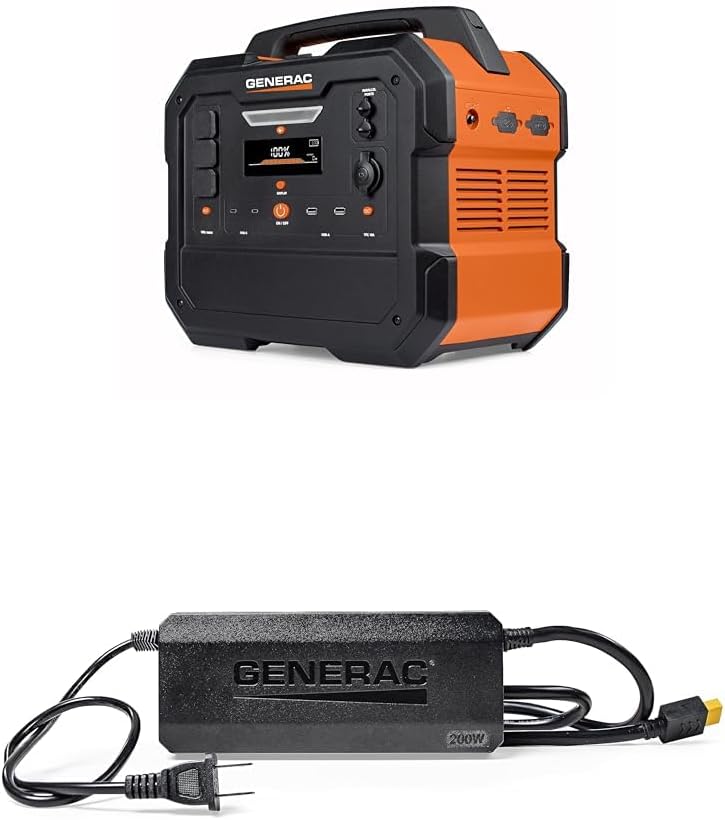 Generac 8026 GB2000 2106Wh Portable Power Station with Generac 8031 - B0CHS5QL9G