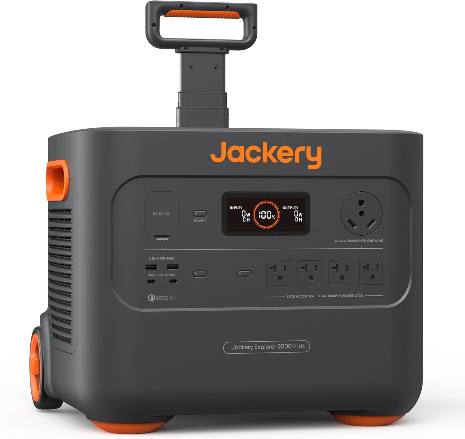 Jackery Portable Power Station Explorer 2000 Plus, 2042Wh Solar Generator, - B0CHS725SQ
