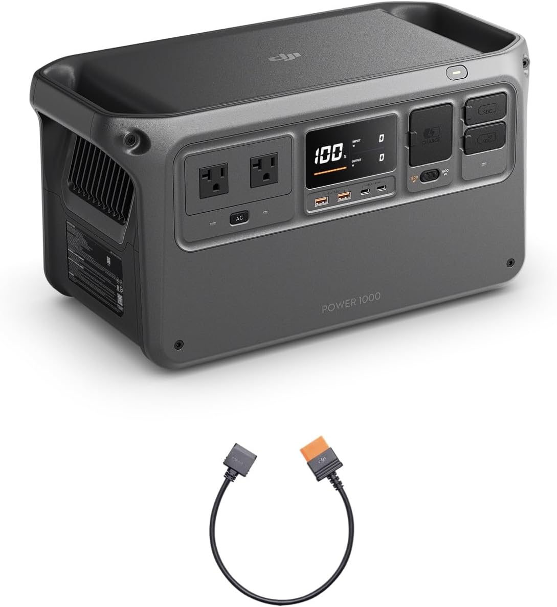 DJI Power 1000 Portable Power Station, 1024Wh Power Generator with - B0CZ6VLY78