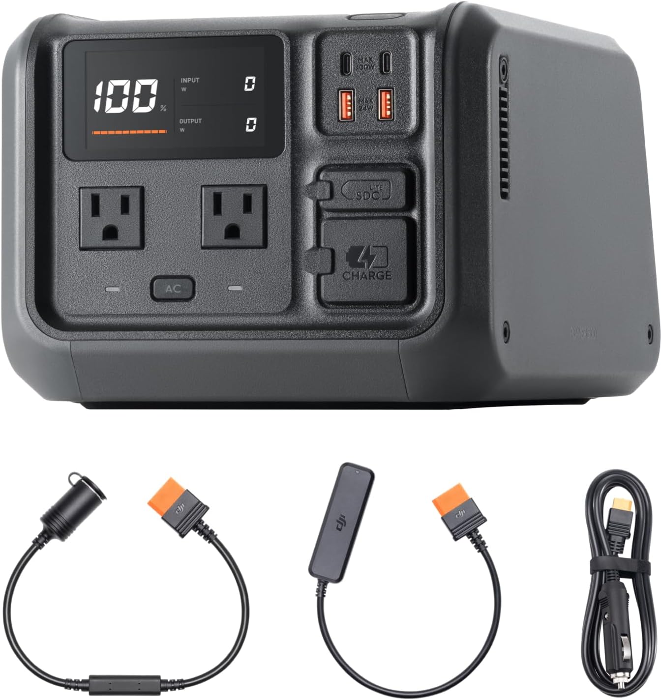 DJI Power 500 Car Power Combo, 512Wh Portable Power Station - B0D7CKFN7H