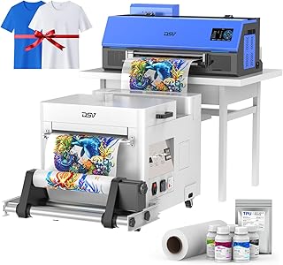 DSV A3 Pro DTF Printer with Shaker,2X Printing Speed Compared to L1800,4.5” LED Multi-Function Touch – B0GBVFTM5Z