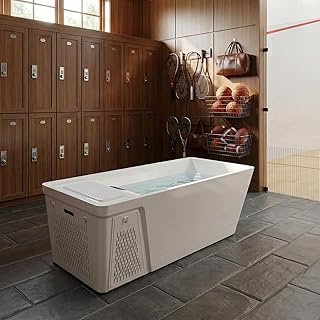 Empava Professional Cold Plunge Tub with Chiller & Heater, Smart Ice Bath System for Home - B0GCDQVT3J