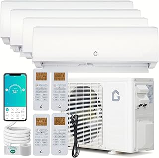 GarveeHome 4 Zone Mini Split AC/Heating System 35000 BTU (9K + 9K + 9K+18K), 19 - B0G4H5MC3S