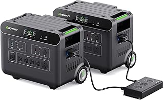 GROWATT 2 PCS HELIOS 3600W solar generator with Double Voltage 240V for home use - B0GCMDQ666