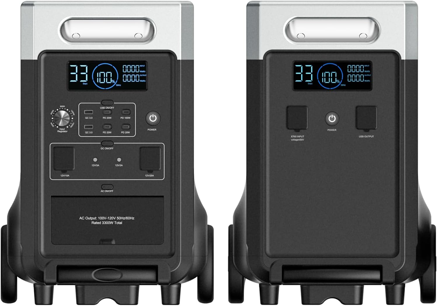 AFERIY 7680Wh Portable Power Station,P310 with 1 Extra Battery,120V 3600W - B0DXKMFKVN