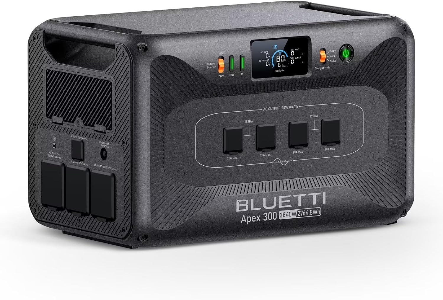 BLUETTI Apex 300 Portable Power Station, 2764.8Wh Solar Generator LFP - B0F42JY551