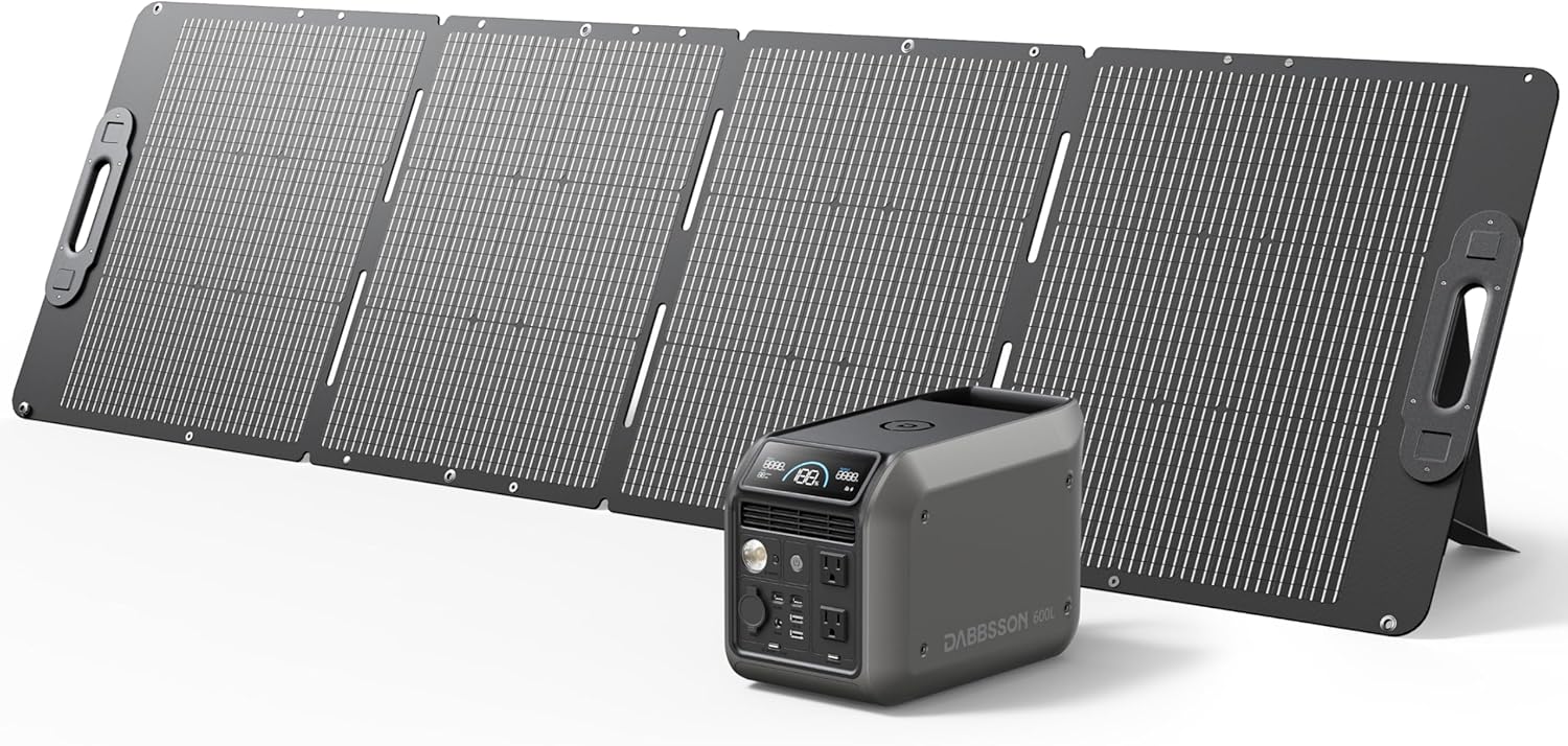Dabbsson 768Wh Solar Generator with 210W Solar Panel,Portable Power Station,Up – B0F2TH6MD6