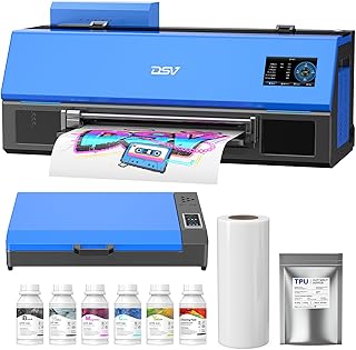 DSV A3+ XP600 DTF Printer with Oven, High-Speed Print Compared to L1800,4.5” LED Multi-Function Touch – B0GDFT23JL