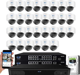 GW Security 64 Channel 12MP NVR UltraHD 4K Face Recognition PoE Security Camera System with – B0FQR4YFKZ
