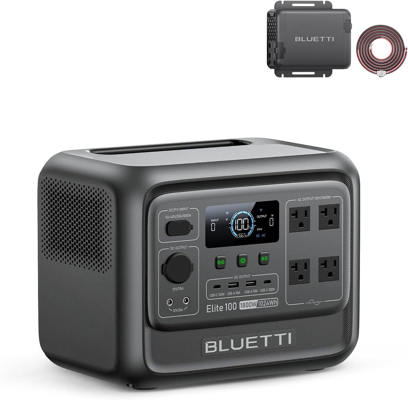 BLUETTI Elite 100 V2 (2025 New) Portable Power Station & - B0FD3YKV3Q
