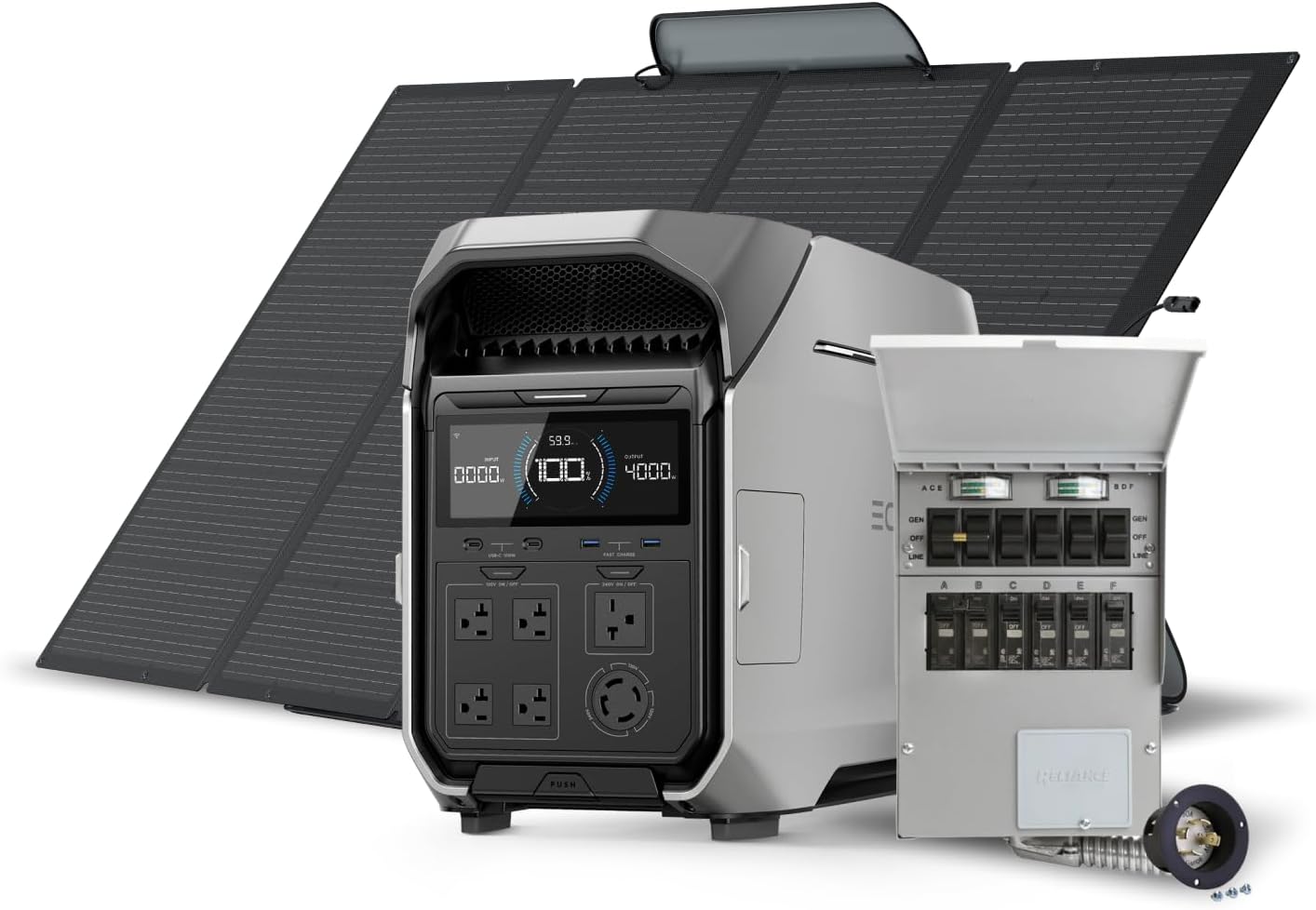 EF ECOFLOW Solar Generator 4096Wh DELTA Pro 3 with 400W - B0DZNPPRFK
