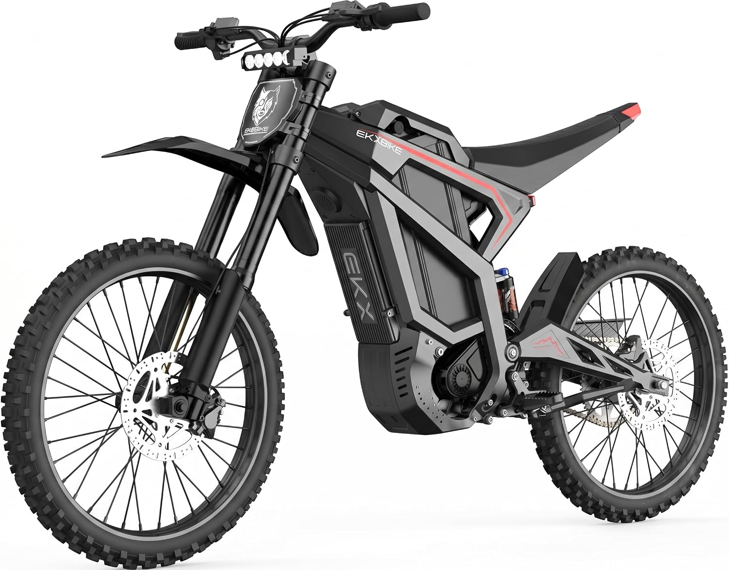 16800W Peak Mid-Mounted Motor 70 MPH Electric Dirt Bike for - B0GXW5FG35