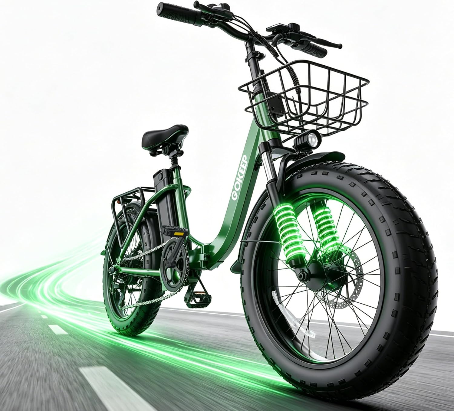 1800W Foldable Electric Bike for Adults, UL2849 Certified | 30MPH - B0H1MH83HT