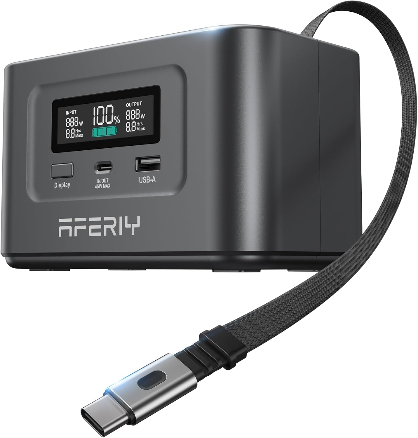 AFERIY 31000mAh Power Bank Station,100W PD3.0 Laptop Portable Charger, 145W - B0F13V4X6B