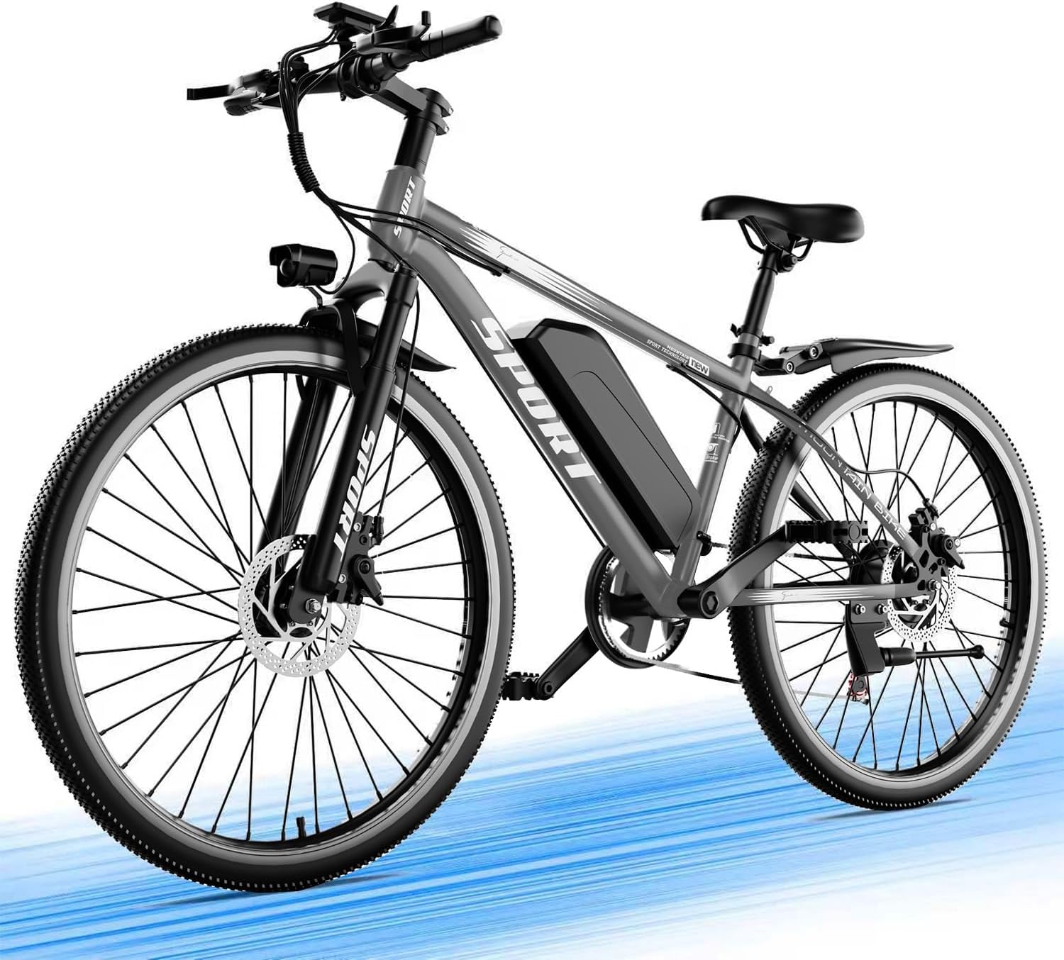 ASKGO Electric Bike for Adults, 1500W Peak Mountain Ebike with - B0H8NKGZNM
