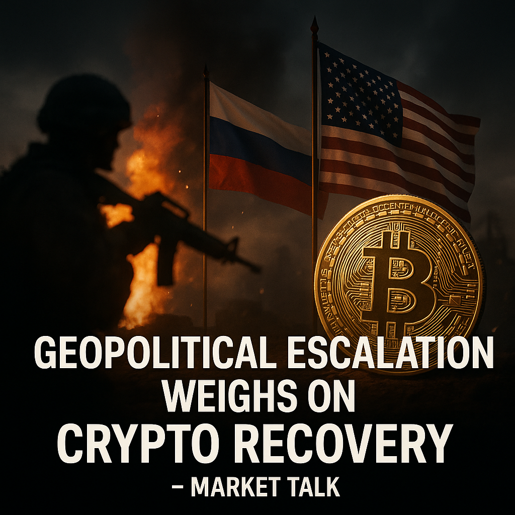 Geopolitical Escalation Weighs on Crypto Recovery -- Market Talk