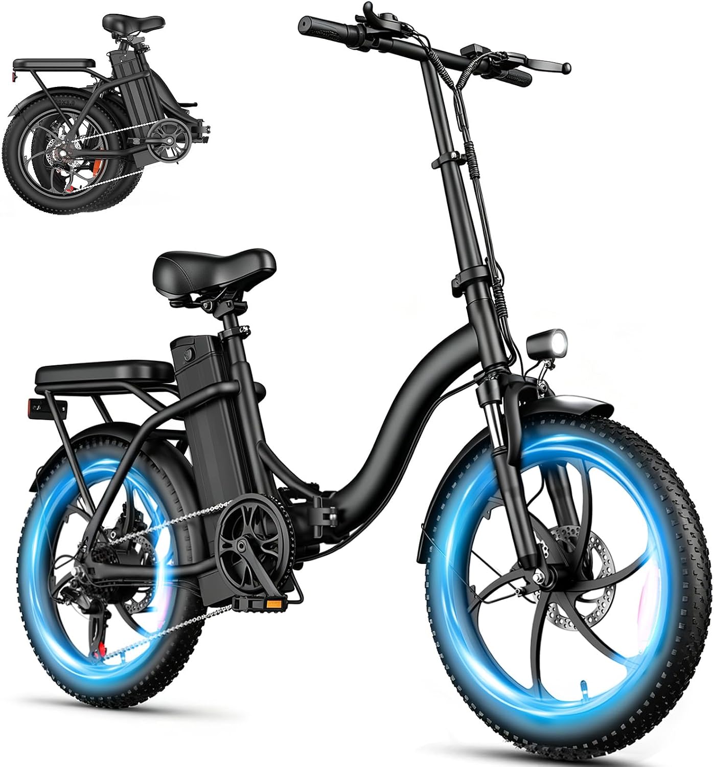 H14 Electric Bike for Adults, Peak 1200W/1500W 25 MPH Folding - B0H24YRR75